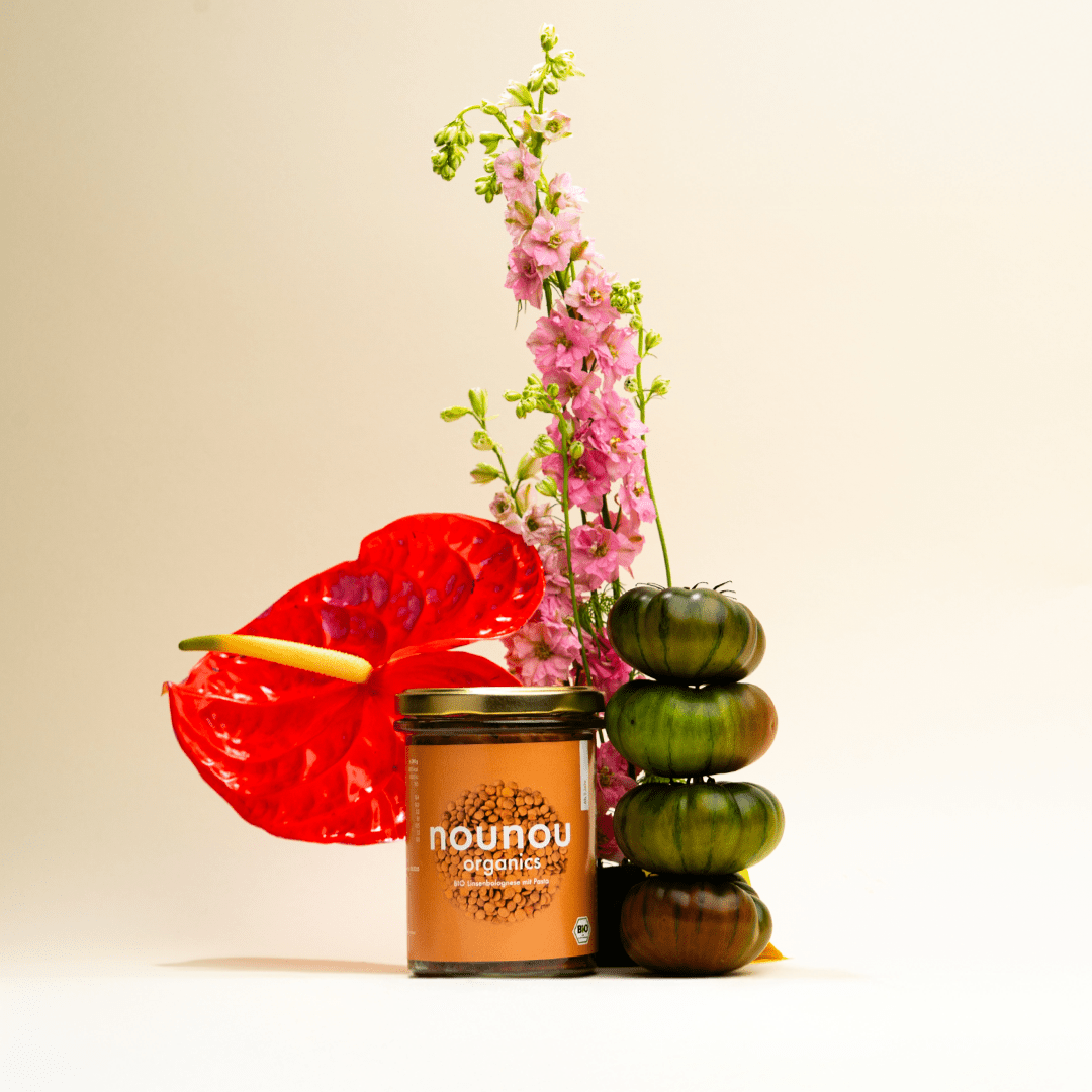 BIO Linsenbolognese mit Pasta - nounou organics
