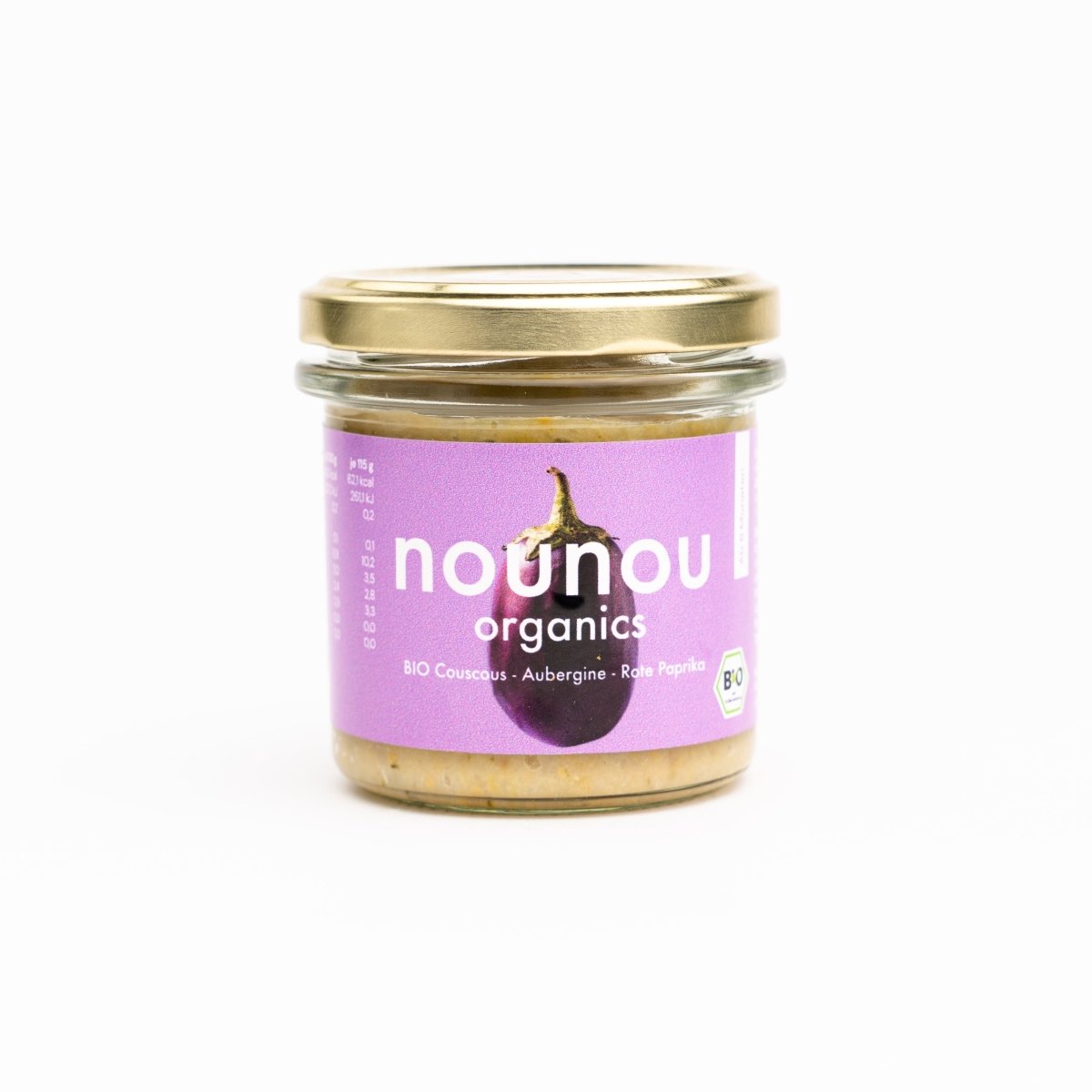 BIO Couscous - Aubergine - Rote Paprika - nounou organics