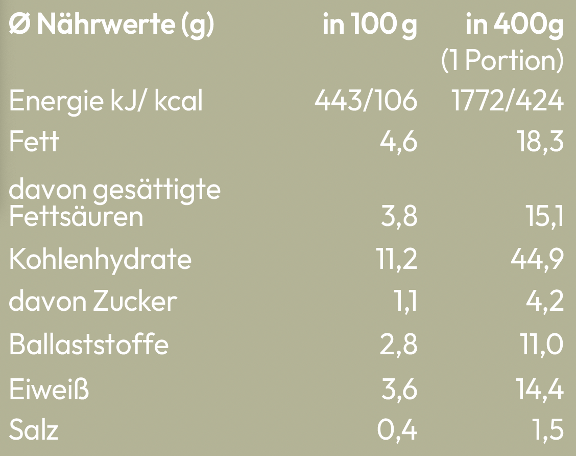 BIO Kichererbsen - Gemüse - Curry mit Reis - nounou organics