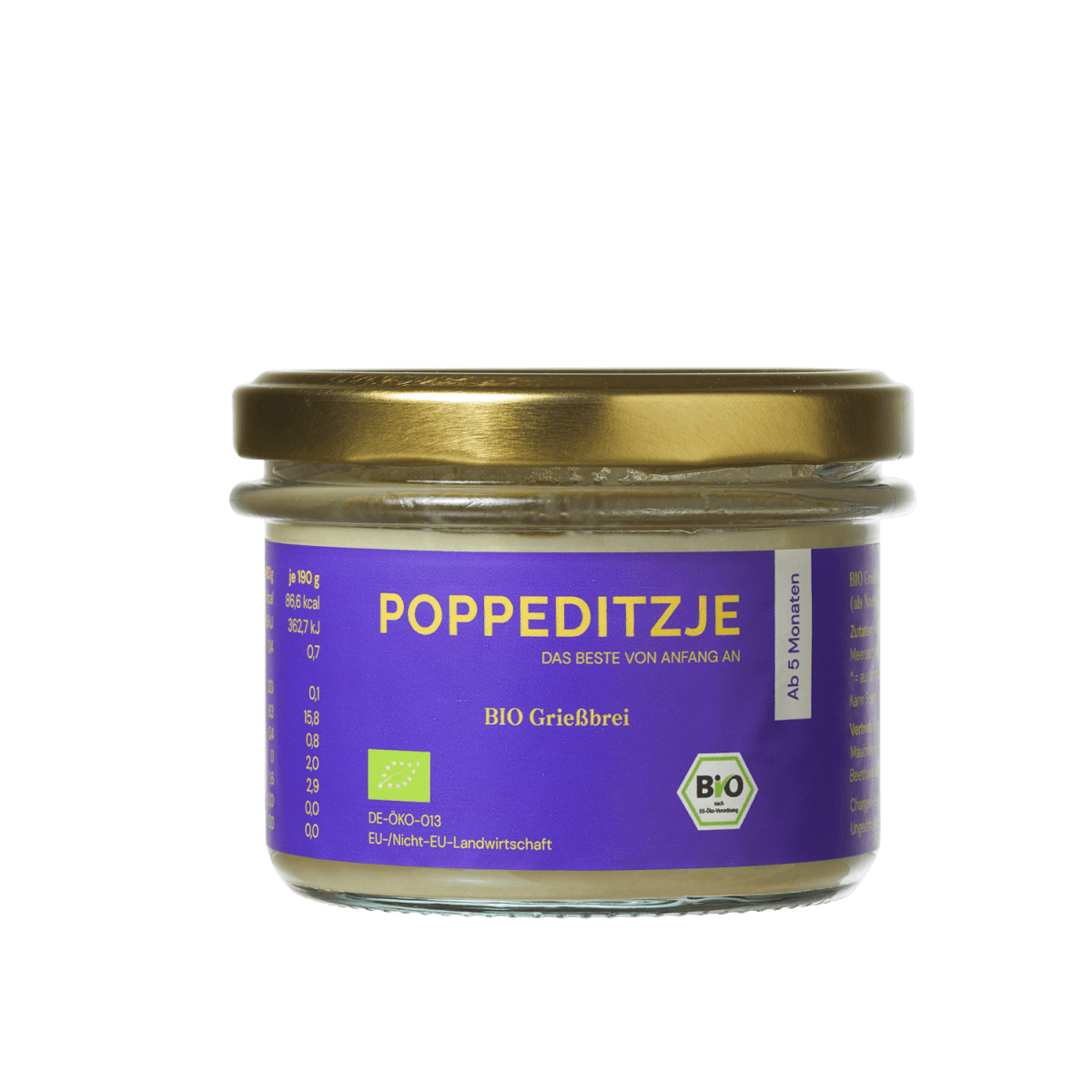 BIO Grießbrei B2B - Poppeditzje