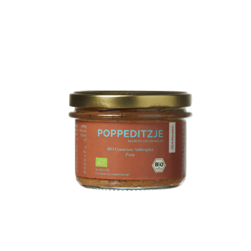BIO Couscous - Aubergine - Pute B2B - Poppeditzje
